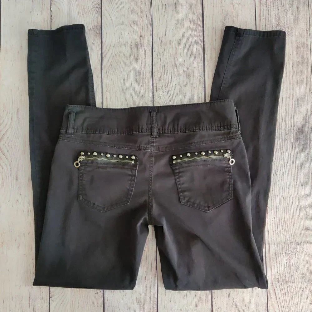 Blue Spice embellished skinny pants sz 5